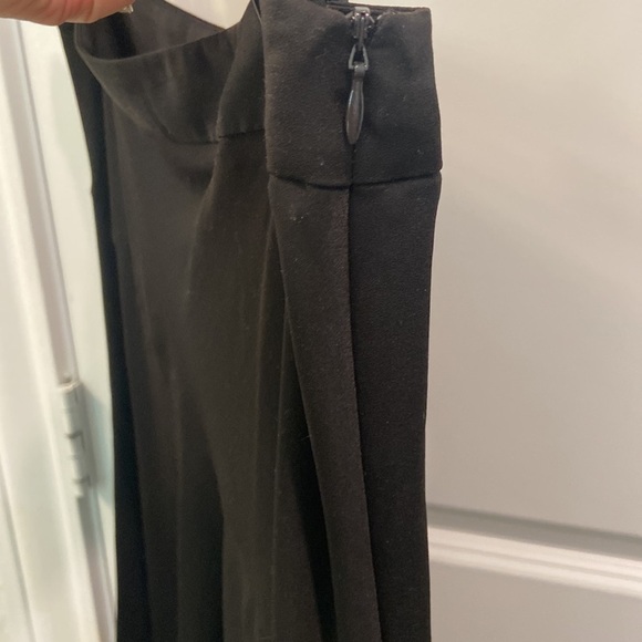 Banana Republic - Black Satin Midi Slip Skirt - Picture 10 of 12